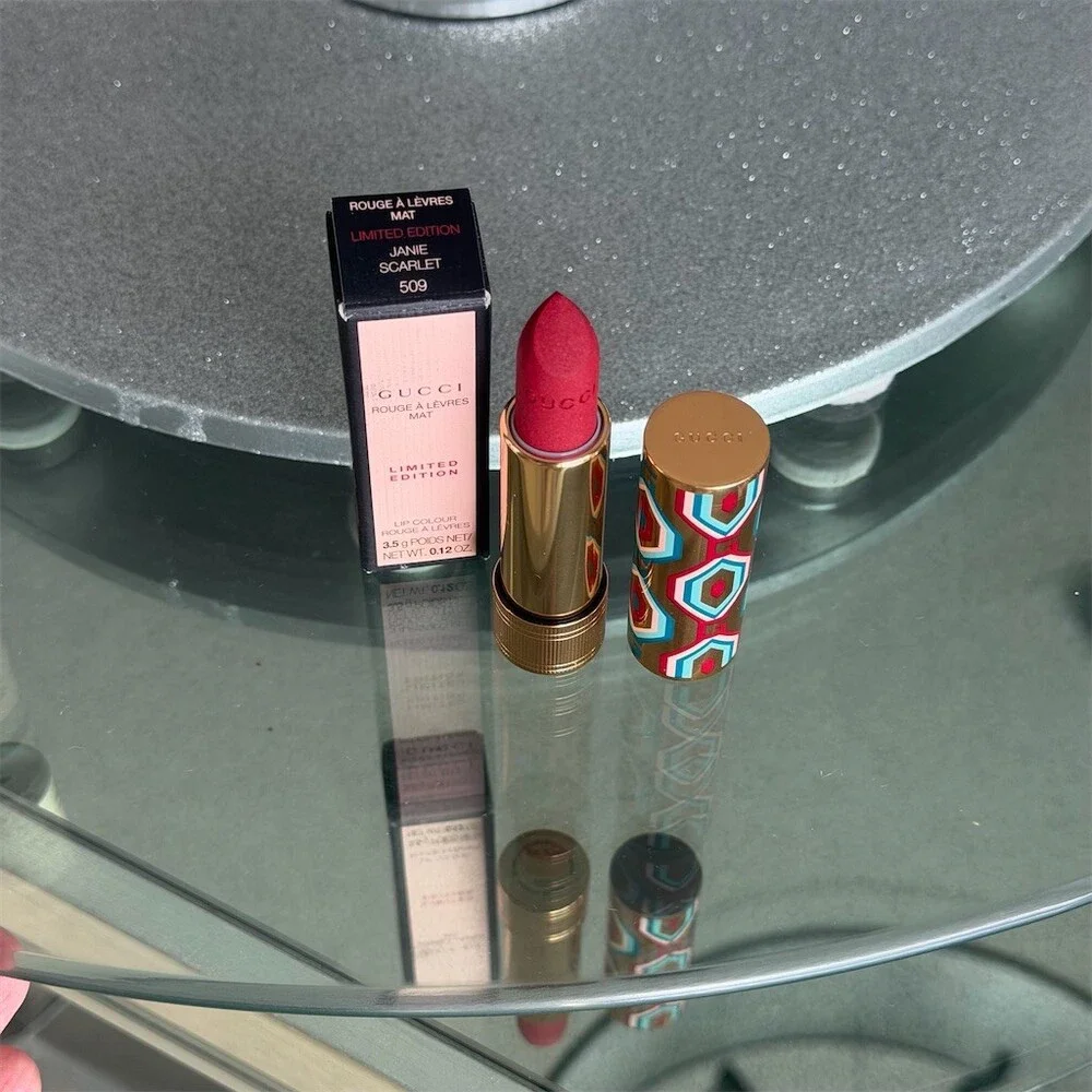 Gucci Rouge à Lèvres Mat Lipstick 509 Janie Scarlet Limited Edition BNIB